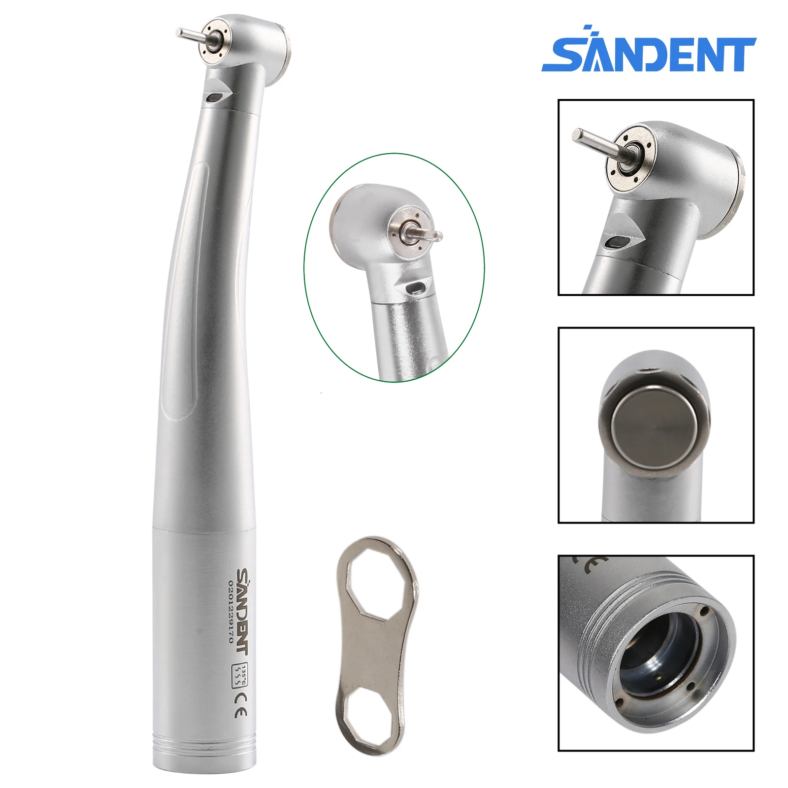 SANDENT Fiber Optic Standard/Big Head Dental Fast Speed Handpiece 4 Water Port Spray Turbine Ceramic Led Fit 6 Hole Coupler
SANDENT Fiber Optic Standard/Big Head Dental Fast Speed Handpiece 4 Water Port Spray Turbine Ceramic Led Fit 6 Hole Coupler