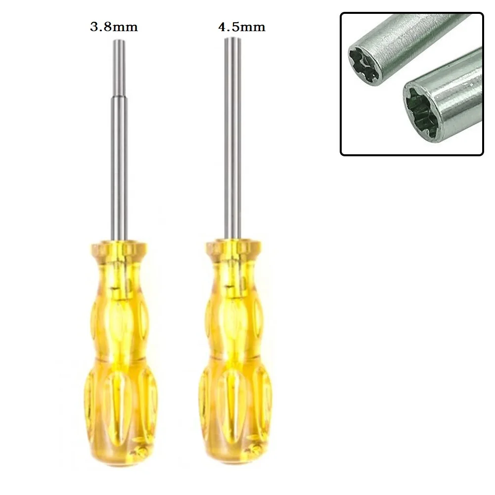 3.8mm/4.5mm Security Screwdriver Repair Tool Gamebit For NES, SNES, SFC, N64, SEGA And GameCube System Open Tools Screwdriver
3.8mm/4.5mm Security Screwdriver Repair Tool Gamebit For NES, SNES, SFC, N64, SEGA And GameCube System Open Tools Screwdriver