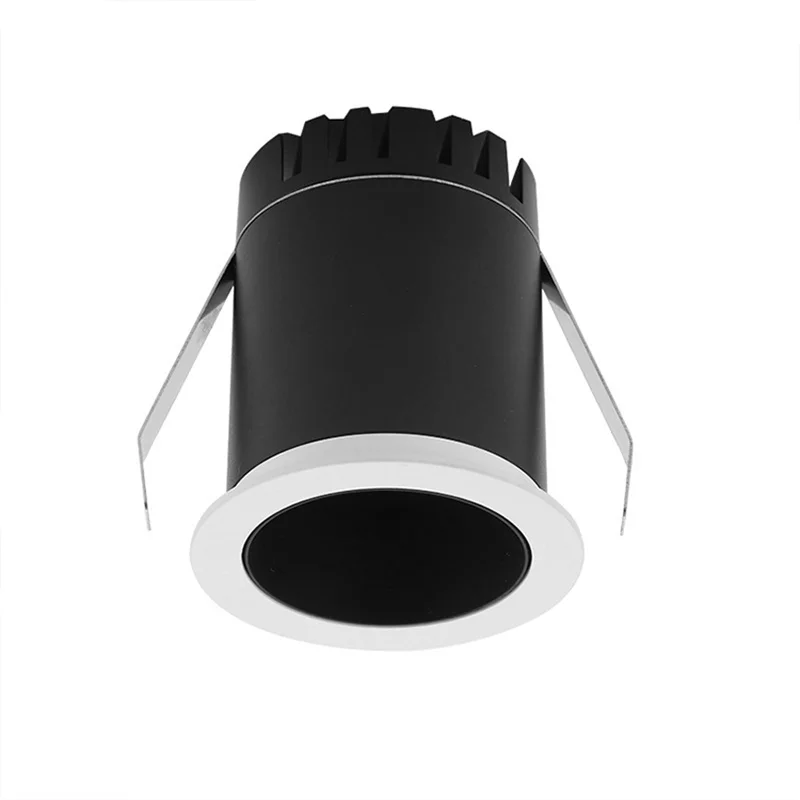 

Recessed Mini LED Downlight COB 1W 3W 5W Ceiling Round Die-casting Aluminum Dimmable 7W led Spotlight 24° Indoor Lighting