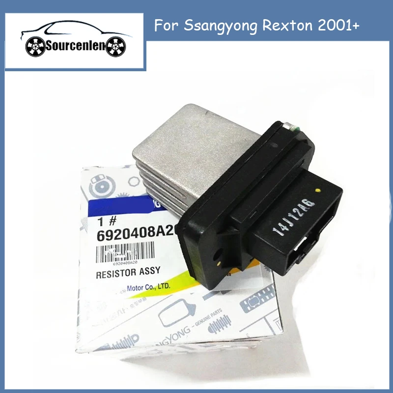 Car Heater Blower Resistor Full Auto A/C For Ssangyong Rexton 2001+ 6920408A20
Car Heater Blower Resistor Full Auto A/C For Ssangyong Rexton 2001+ 6920408A20