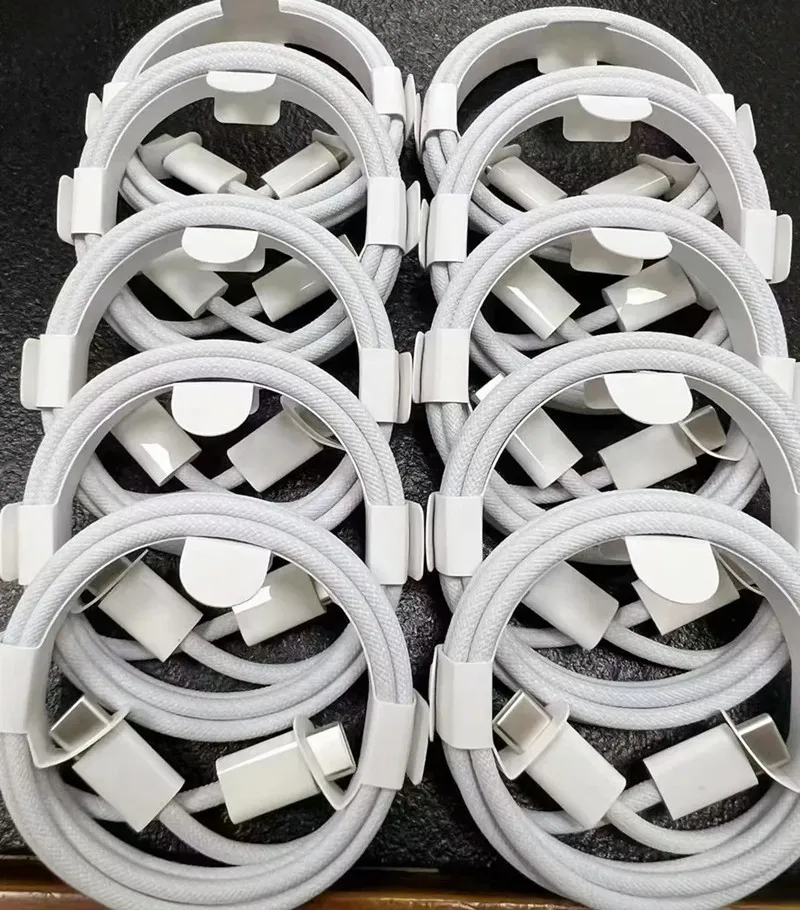 10pcs USB C to C 60W PD Fast Charging 1M USB-C Charge Cable OEM Braided Cord for iPhone 15 Pro Max Plus Type C to C Device Cable
10pcs USB C to C 60W PD Fast Charging 1M USB-C Charge Cable OEM Braided Cord for iPhone 15 Pro Max Plus Type C to C Device Cable