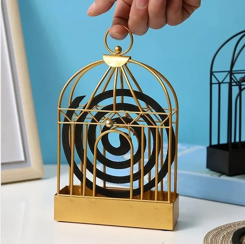 Birdcage Mosquito Coil Holder Vintage Decoration Kitchen Home Decor Nordic Style Iron Mosquito Repellent Incenses Rack
Birdcage Mosquito Coil Holder Vintage Decoration Kitchen Home Decor Nordic Style Iron Mosquito Repellent Incenses Rack