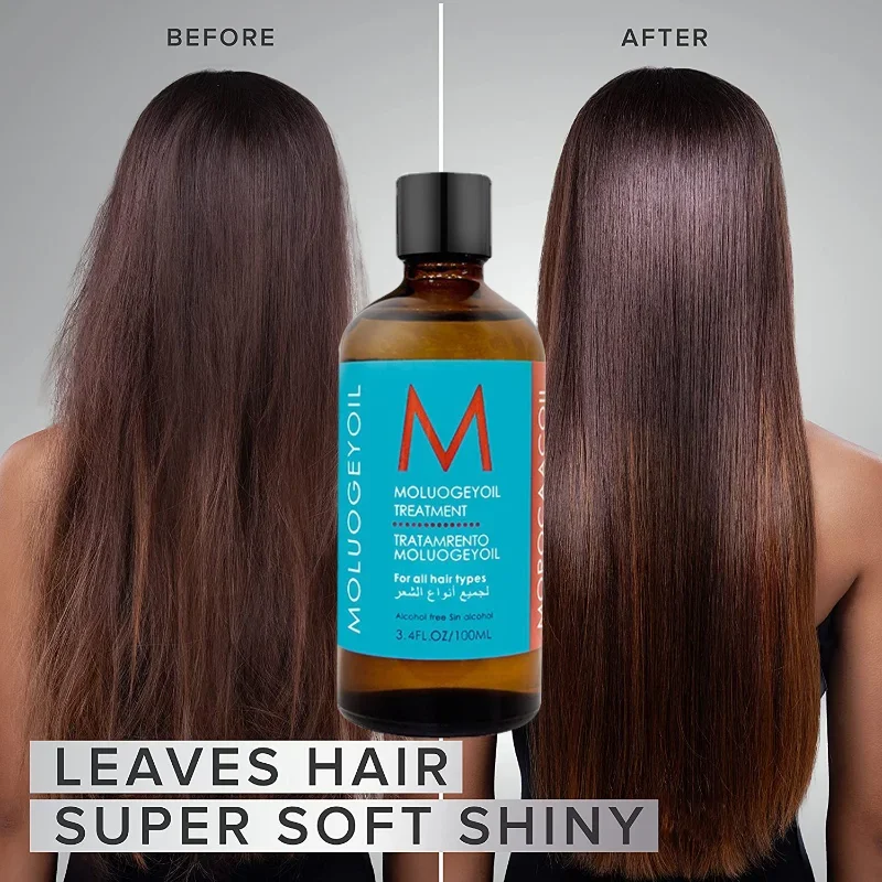 HairCare Argan Oil of Moluogeyoil Penetrating Hair Treatment Moisturizing Serum Dry,Damaged Coarse Smooth Repair Soft Nourishing
HairCare Argan Oil of Moluogeyoil Penetrating Hair Treatment Moisturizing Serum Dry,Damaged Coarse Smooth Repair Soft Nourishing