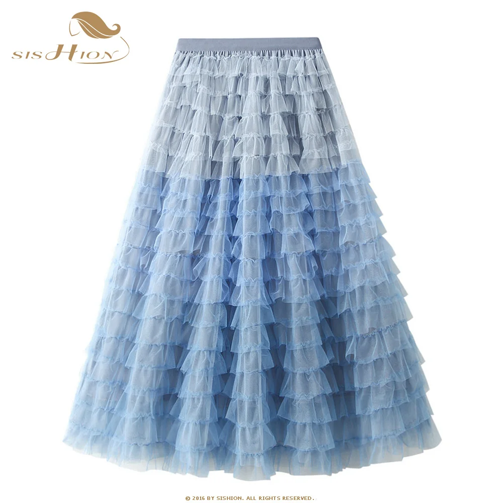 Gradient Color Purple Grey Blue Orange Women Ladies Long Skirts VD2938 Pretty Princess Wedding Party Skirt Jupe
Gradient Color Purple Grey Blue Orange Women Ladies Long Skirts VD2938 Pretty Princess Wedding Party Skirt Jupe