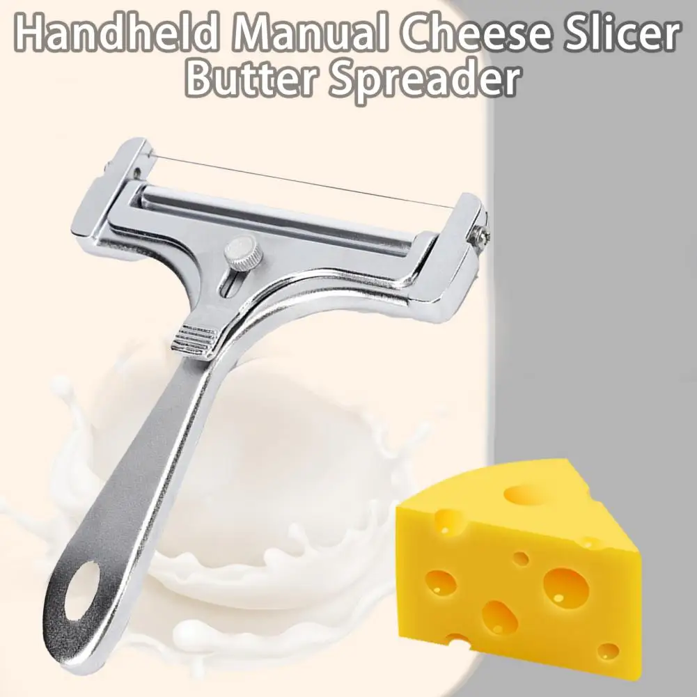 Aluminum Alloy Cheese Slicer With Adjustable Knob Butter Scraper Cheese Cutter Safe Thickness Adjustable Gadget Kitchen Supplies
Aluminum Alloy Cheese Slicer With Adjustable Knob Butter Scraper Cheese Cutter Safe Thickness Adjustable Gadget Kitchen Supplies