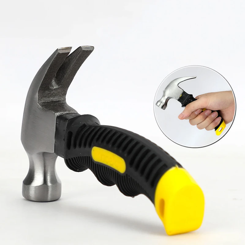 

Mini claw hammer, small hammer, woodworking hammer, plastic-coated handle, small nail hammer, decoration tool mini hammer