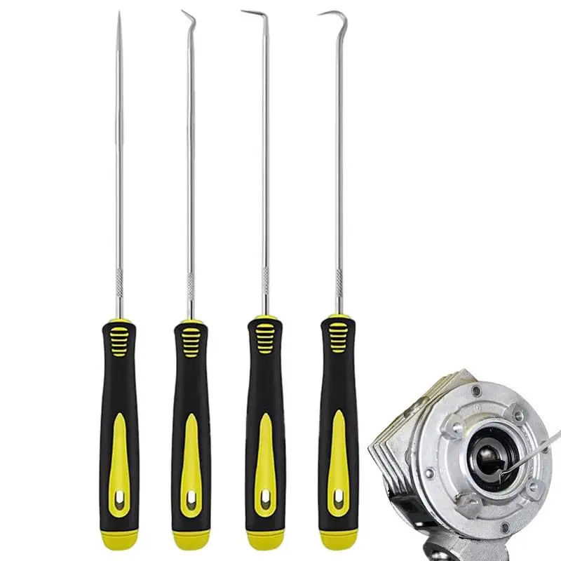 Car Lock Pick Set 4Pcs O Ring Pick Tools Tire Repairing Supplies With Full/45 Degree/90 Degree/Straight Hooks And Ergonomic
Car Lock Pick Set 4Pcs O Ring Pick Tools Tire Repairing Supplies With Full/45 Degree/90 Degree/Straight Hooks And Ergonomic