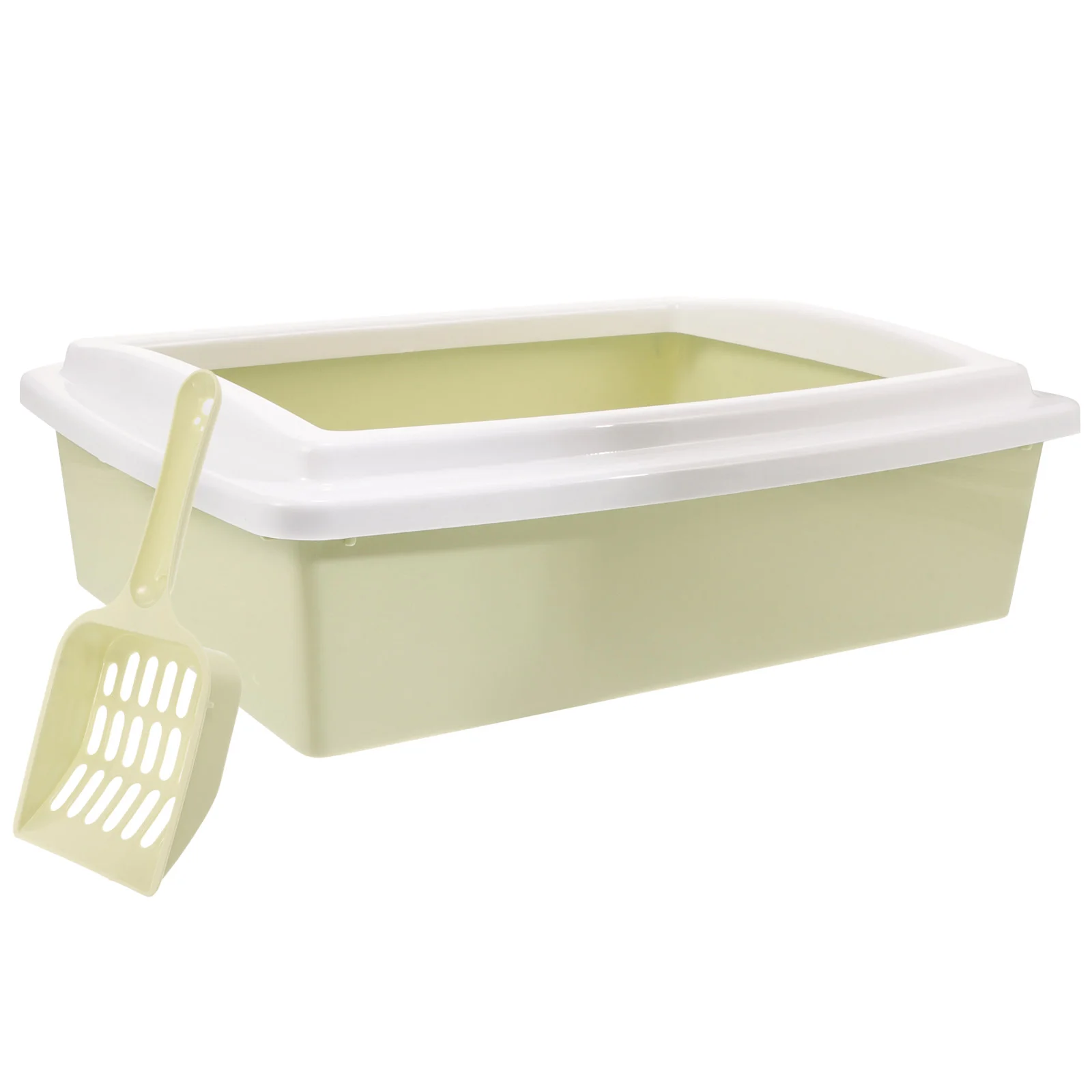 Bins Cat Litter Box Large Capacity Toilet for Supply High Open Type Tray Scoop Decorative Boxes Cats
Bins Cat Litter Box Large Capacity Toilet for Supply High Open Type Tray Scoop Decorative Boxes Cats