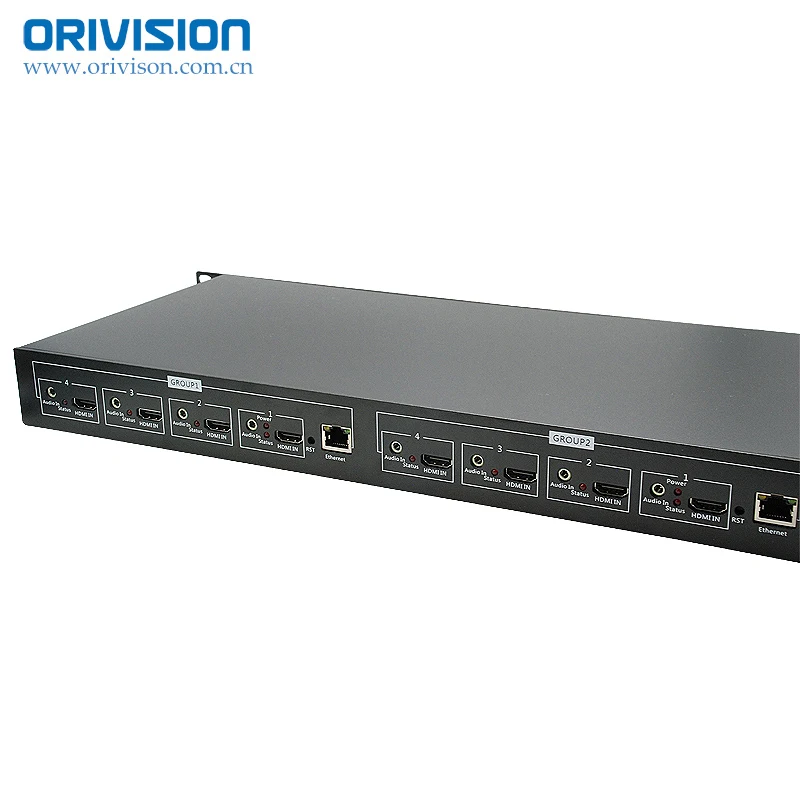 8 Channel h.264 HDMI Video Encoder for Live stream support 4K@30Hz SRT RTMP RTSP
8 Channel h.264 HDMI Video Encoder for Live stream support 4K@30Hz SRT RTMP RTSP