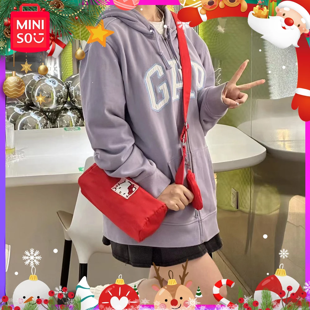 Miniso New Japanese Sanrio Shoulder Bag Crossbody Bag Melody Kulomi Hello Kitty Cute Schoolgirl To Wear with Christmas Gift
Miniso New Japanese Sanrio Shoulder Bag Crossbody Bag Melody Kulomi Hello Kitty Cute Schoolgirl To Wear with Christmas Gift