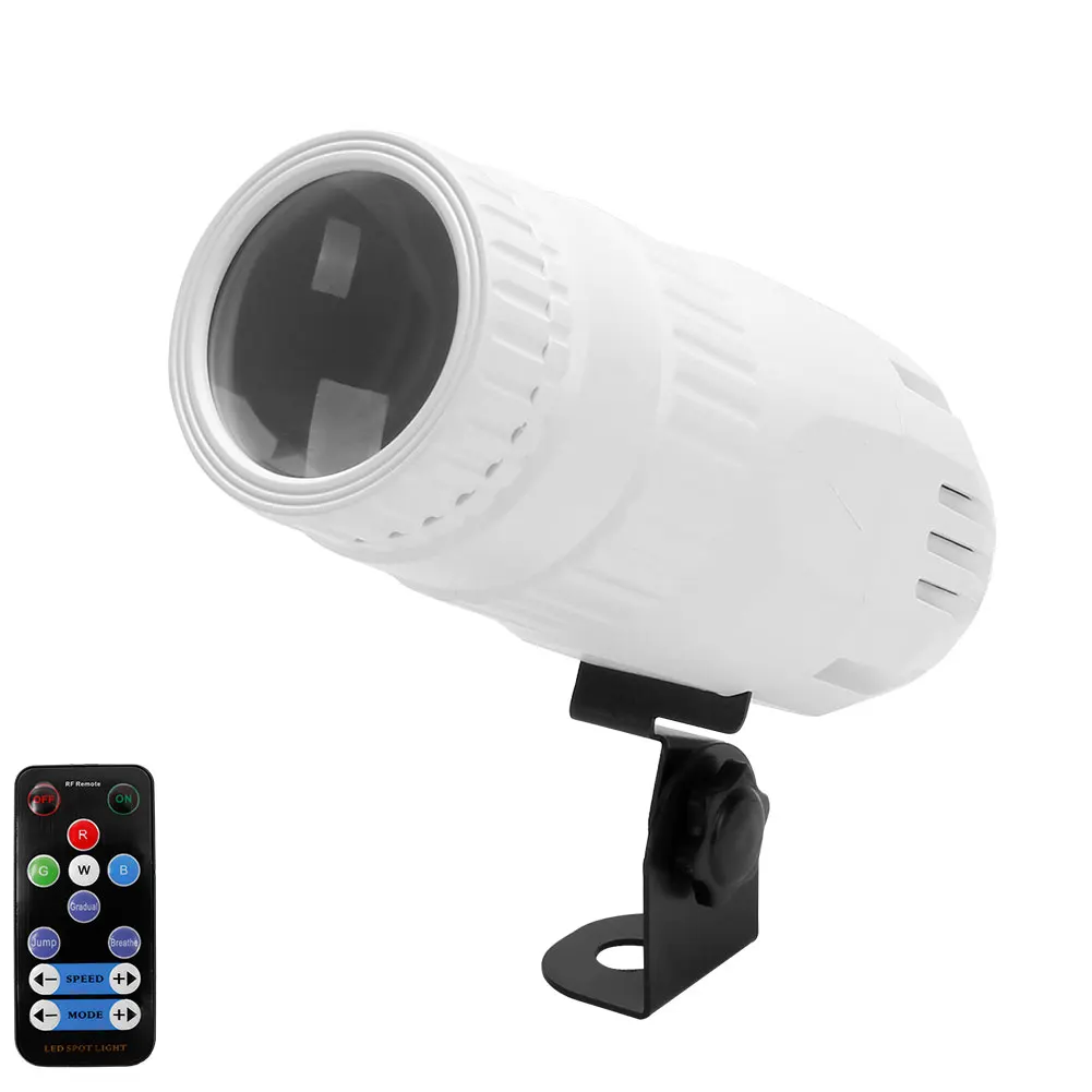 15W RGBW Spotlight White Shell Stage Effect Lighting HOLDLAMP with Remote Controller Auto Mode for DJ Show Concert Party
15W RGBW Spotlight White Shell Stage Effect Lighting HOLDLAMP with Remote Controller Auto Mode for DJ Show Concert Party
