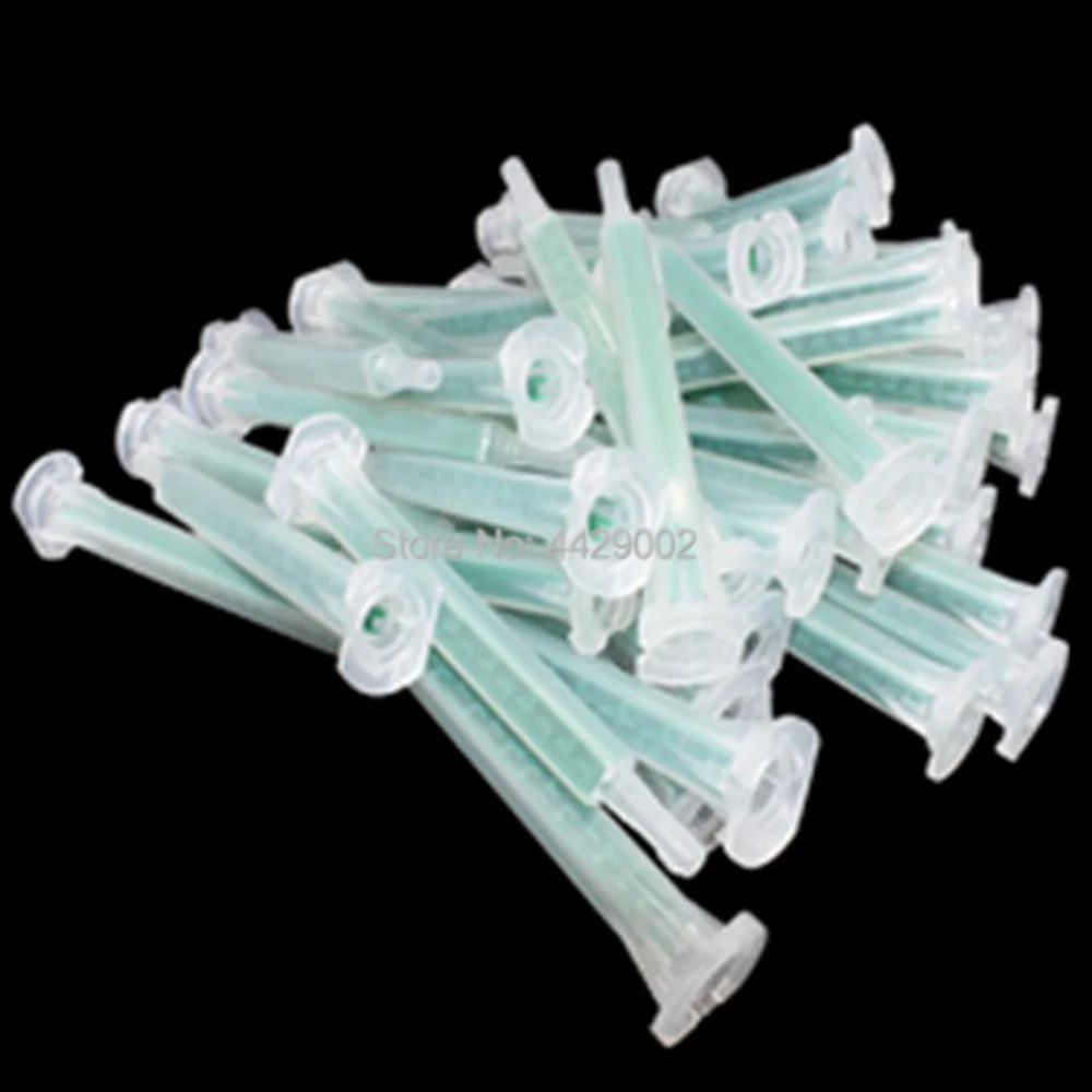 

250pcs 1:1 2:1 Universal Static Mixer Epoxy Resin Adhesive Cartridges Tube 2-Part Mixing Nozzle 16 Elements 83mm Length