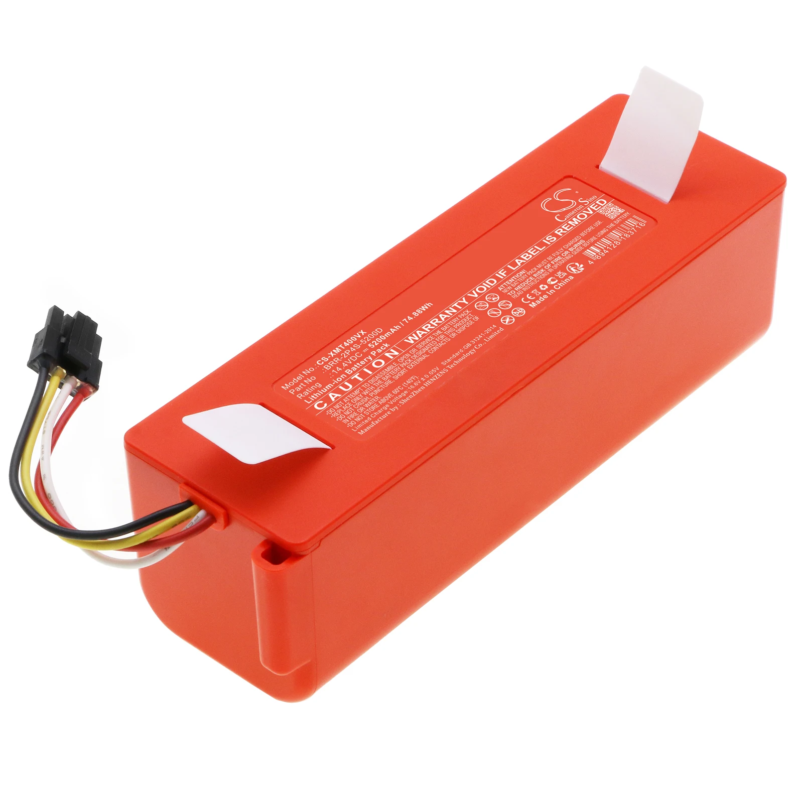 Vacuum Battery For Roborock BRR-2P4S-5200D Xiaomi T4 S50 S51 S55 S6 T60 T61RR T65 T70 T71RR Roborock T4 S50 S51 S55 S6 5200mAh
Vacuum Battery For Roborock BRR-2P4S-5200D Xiaomi T4 S50 S51 S55 S6 T60 T61RR T65 T70 T71RR Roborock T4 S50 S51 S55 S6 5200mAh