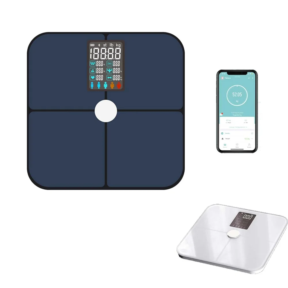 Smart Scale Body Fat Scale Smart Wireless Digital Bathroom Weight Scale Body Composition Analyzer With Smartphone App Bluetooth
Smart Scale Body Fat Scale Smart Wireless Digital Bathroom Weight Scale Body Composition Analyzer With Smartphone App Bluetooth