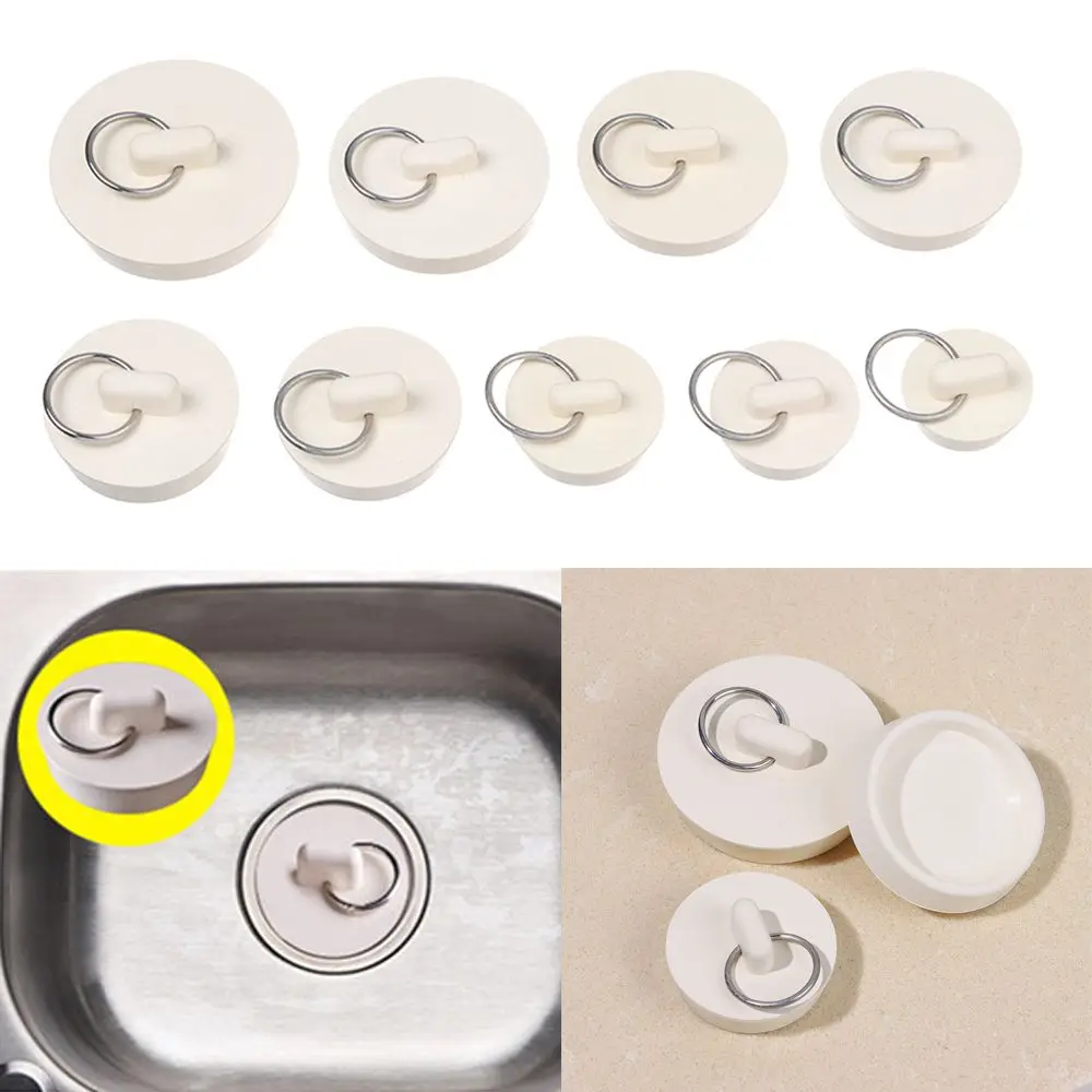 Useful Bathroom Supplies Washroom Kitchen Leakage-proof Sewer Bathtub Stopper Water Sink Plug Drain Cover
Useful Bathroom Supplies Washroom Kitchen Leakage-proof Sewer Bathtub Stopper Water Sink Plug Drain Cover