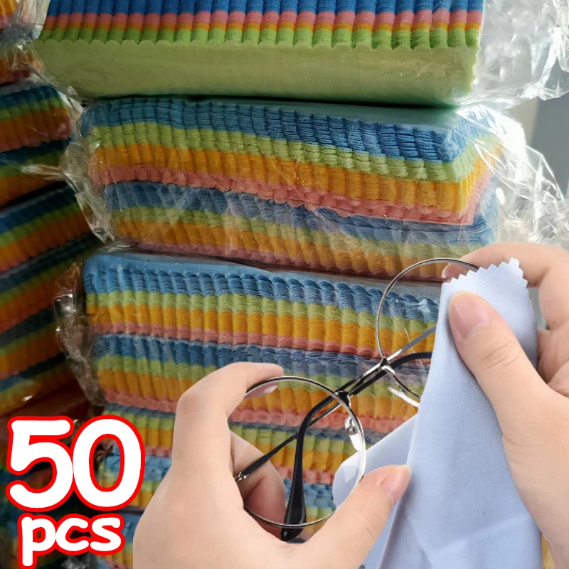 1/50Pcs Glasses Cleaner Microfiber Cleaning Cloth High Quality Soft Chamois Eyeglasses Lens Cloths Phone Screen Cleaning Wipes
1/50Pcs Glasses Cleaner Microfiber Cleaning Cloth High Quality Soft Chamois Eyeglasses Lens Cloths Phone Screen Cleaning Wipes