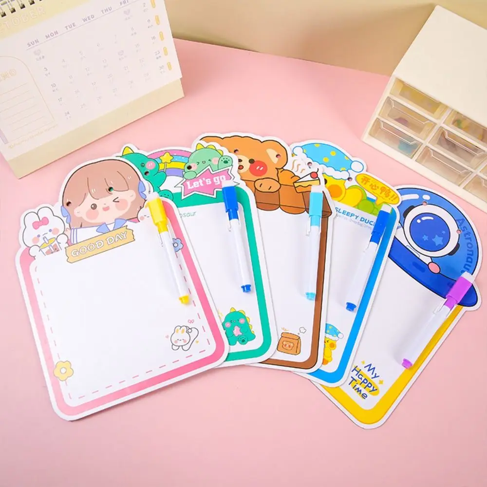 Cute Erasable Whiteboard Durable Creative Reusable Message Pad Cartoon Animal Shape Suspendable Drawing Board Early Education
Cute Erasable Whiteboard Durable Creative Reusable Message Pad Cartoon Animal Shape Suspendable Drawing Board Early Education