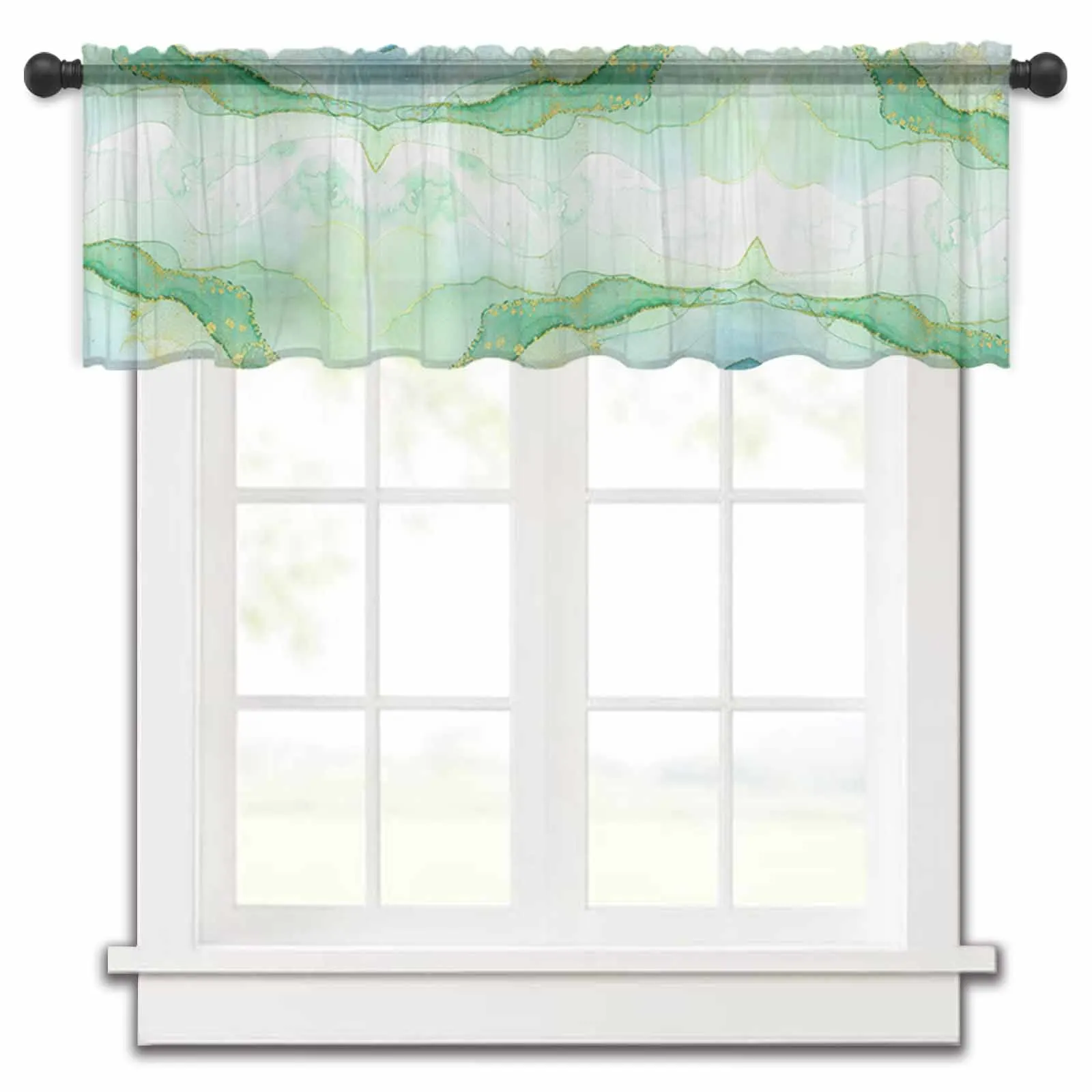 Abstract Streamline Marble Watercolor Kitchen Curtains Tulle Sheer Short Curtain Living Room Home Decor Voile Drapes
Abstract Streamline Marble Watercolor Kitchen Curtains Tulle Sheer Short Curtain Living Room Home Decor Voile Drapes