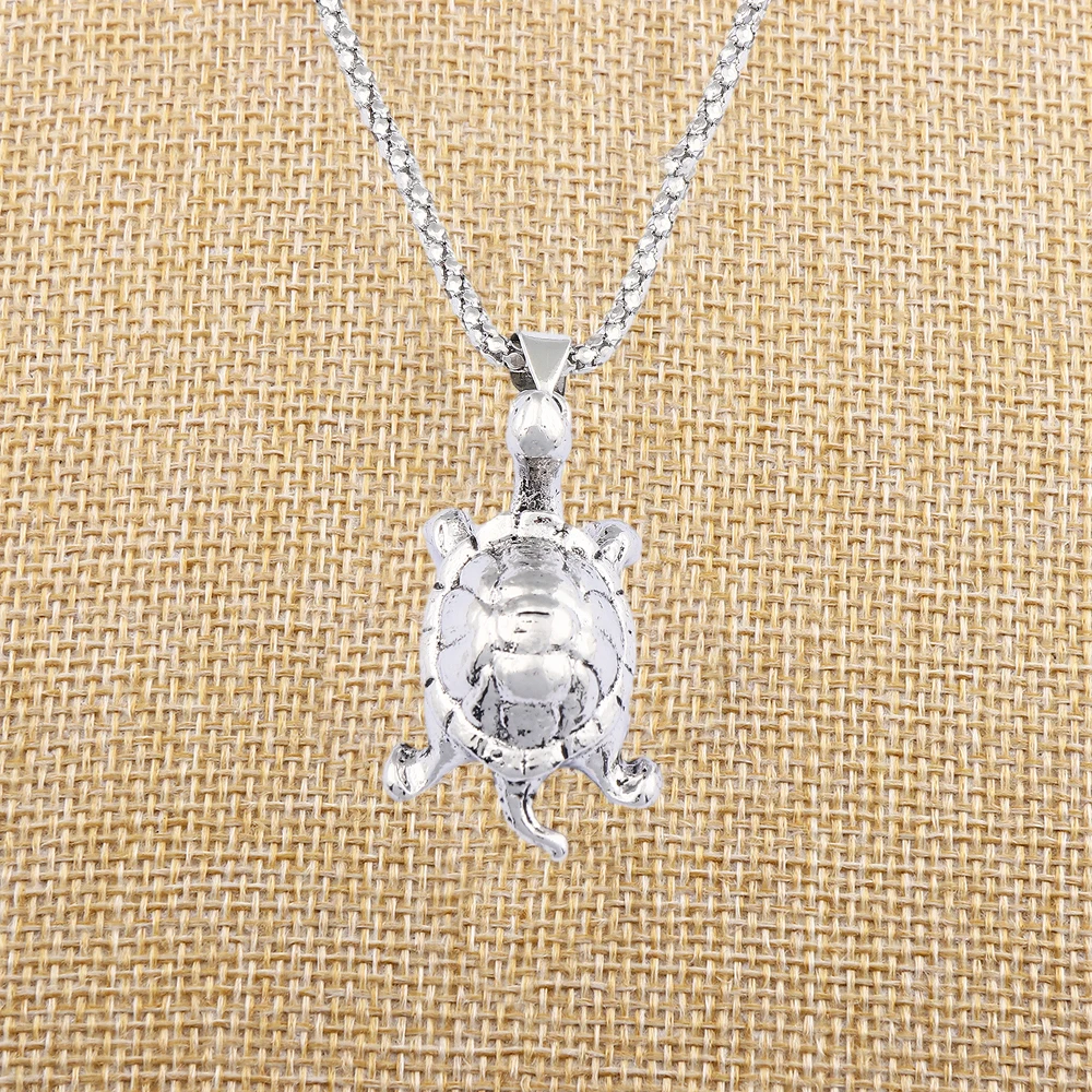 Tibetan Silver Color Turtle Tortoise Charms Pendants Necklace on Long Chain Lagenlook for Jewelry Women Men Gift
Tibetan Silver Color Turtle Tortoise Charms Pendants Necklace on Long Chain Lagenlook for Jewelry Women Men Gift