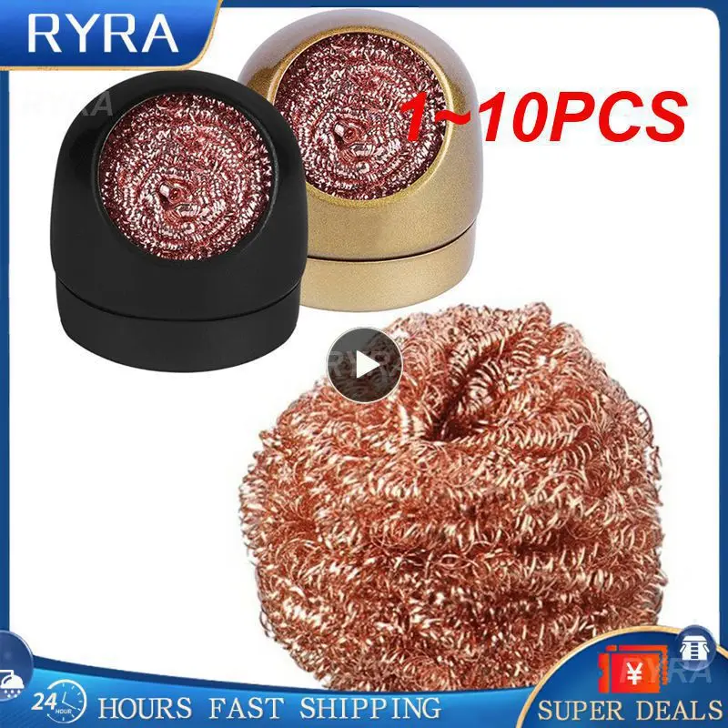 1~10PCS New Cleaning Wire Sponge Balls Soldering Solder Iron Tip Cleaner Brass Kitchen Cleaning Tool
1~10PCS New Cleaning Wire Sponge Balls Soldering Solder Iron Tip Cleaner Brass Kitchen Cleaning Tool