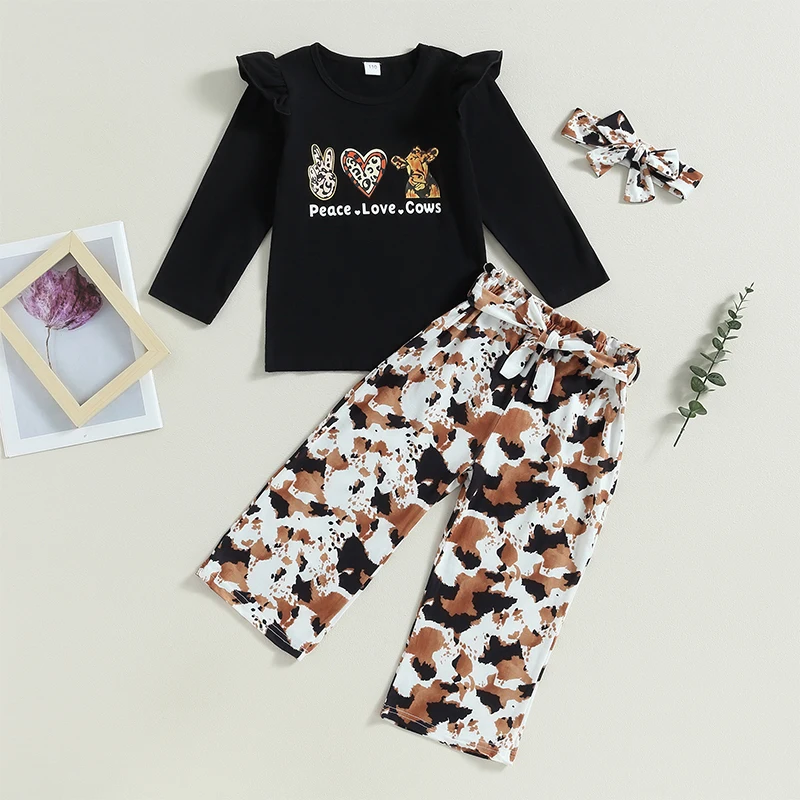 Kid Clothes Girls Long Sleeve Letters Print Sweatshirt Headband Belt Camouflage Pants Set Fall Cotton Outfit
Kid Clothes Girls Long Sleeve Letters Print Sweatshirt Headband Belt Camouflage Pants Set Fall Cotton Outfit