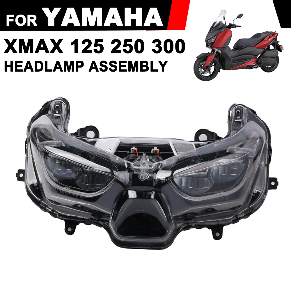 

For YAMAHA XMAX 300 X-MAX XMAX 125 XMAX 250 XMAX300 XMAX125 Accessories Motorcycle Front Headlight Assembly Headlamp Head Light