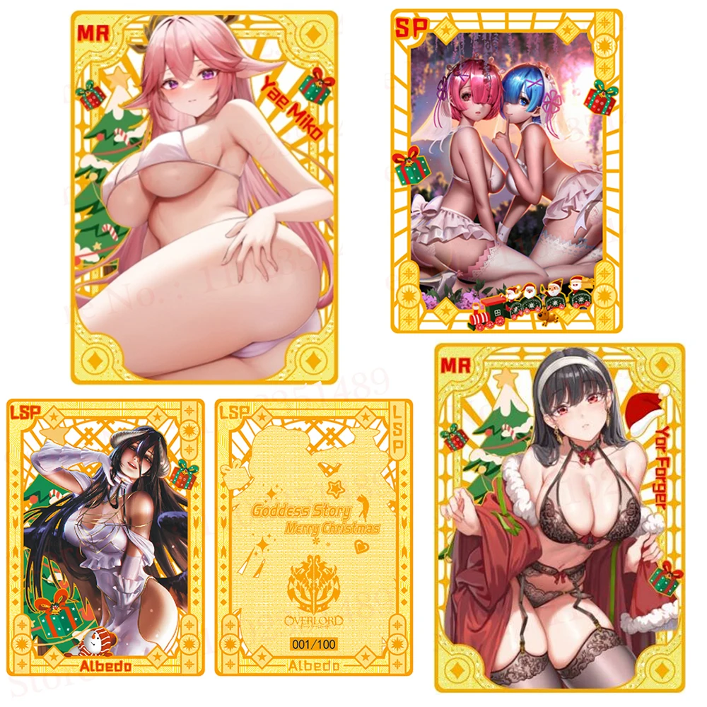 New Goddess Story Metal SP MR LSP Cards Anime Girls Power Rem Makima Rare Christmas Collection Card Child Kids Birthday Toy Gift
New Goddess Story Metal SP MR LSP Cards Anime Girls Power Rem Makima Rare Christmas Collection Card Child Kids Birthday Toy Gift