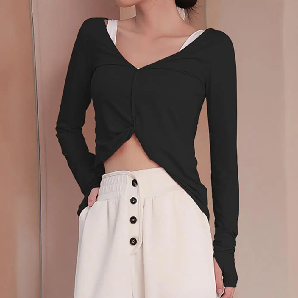 Loose yoga clothes for fitness sport shirt women blouse O-neck workout running long sleeve femme gym top with thumb holes 2022
Loose yoga clothes for fitness sport shirt women blouse O-neck workout running long sleeve femme gym top with thumb holes 2022
