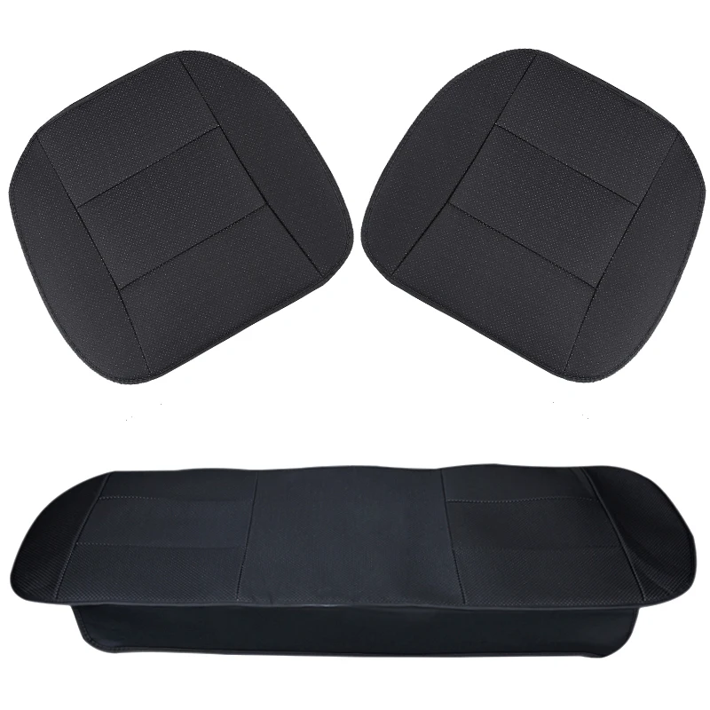 Universal Auto Car Breathable PU Leather Front Rear Seat Cover Protector Seat Cushion Black Beige
Universal Auto Car Breathable PU Leather Front Rear Seat Cover Protector Seat Cushion Black Beige
