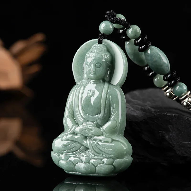 Burmese Jade Buddha Pendant Jadeite Gifts for Women Jewelry Necklace Pendants Green Gemstone Natural Men Chinese Emerald Luxury
Burmese Jade Buddha Pendant Jadeite Gifts for Women Jewelry Necklace Pendants Green Gemstone Natural Men Chinese Emerald Luxury