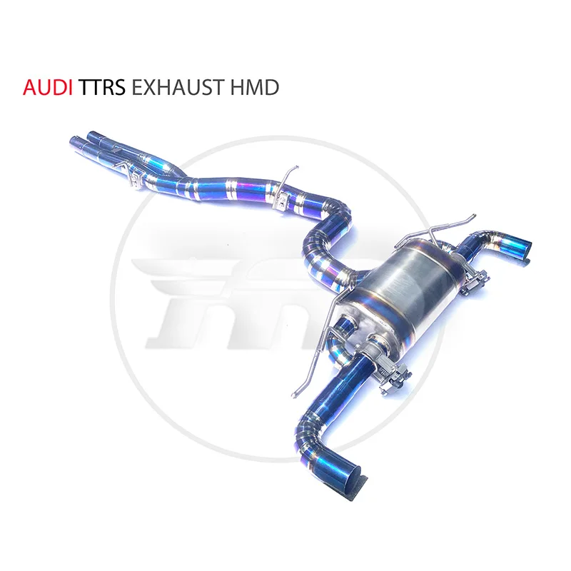 

Titanium Alloy Exhaust Pipe Manifold Downpipe for Audi TTRS Muffler With Electronic Valve Car Accessories