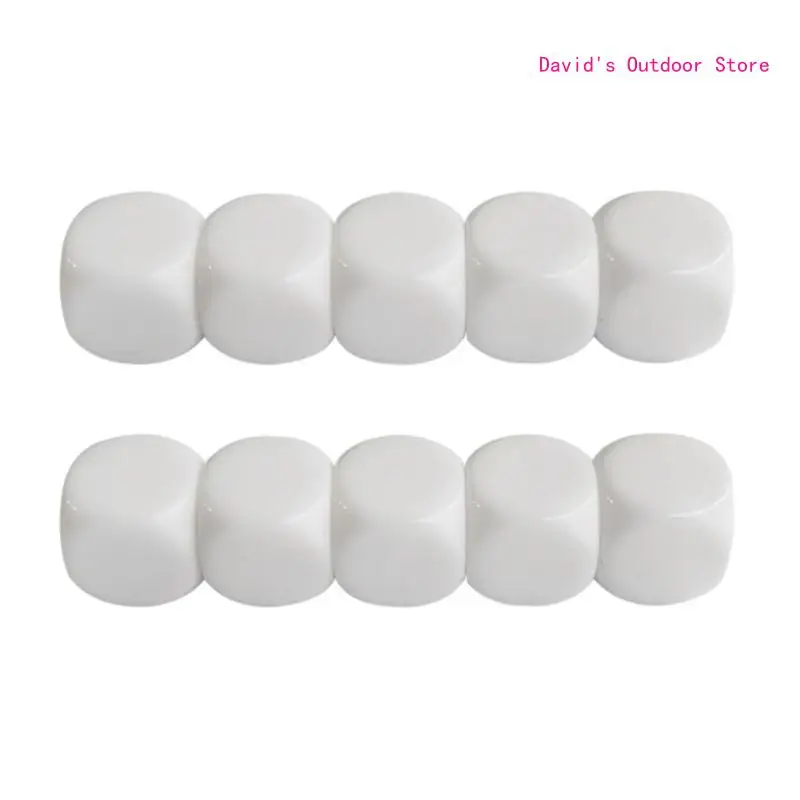 10Pcs Acrylic Six Sided Dices Blank White Dices Cube for Classroom Board Game X3UA
10Pcs Acrylic Six Sided Dices Blank White Dices Cube for Classroom Board Game X3UA