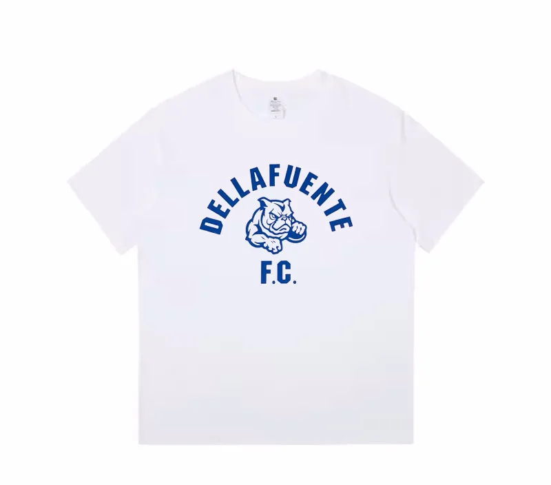 Dellafuente Y2K Summer Men's and Women's Pure Cotton Short Sleeve DLFC Football Club mascot T-shirt Breathable Short Sleeve
Dellafuente Y2K Summer Men's and Women's Pure Cotton Short Sleeve DLFC Football Club mascot T-shirt Breathable Short Sleeve