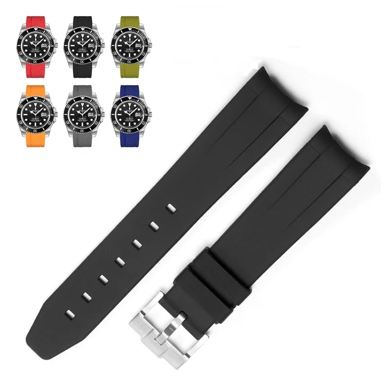 20mm Premium Silicone Universal Watch Strap for Rolex OMEGA Huawei Samsung Galaxy Watchbracelet Accessories Replacement
20mm Premium Silicone Universal Watch Strap for Rolex OMEGA Huawei Samsung Galaxy Watchbracelet Accessories Replacement