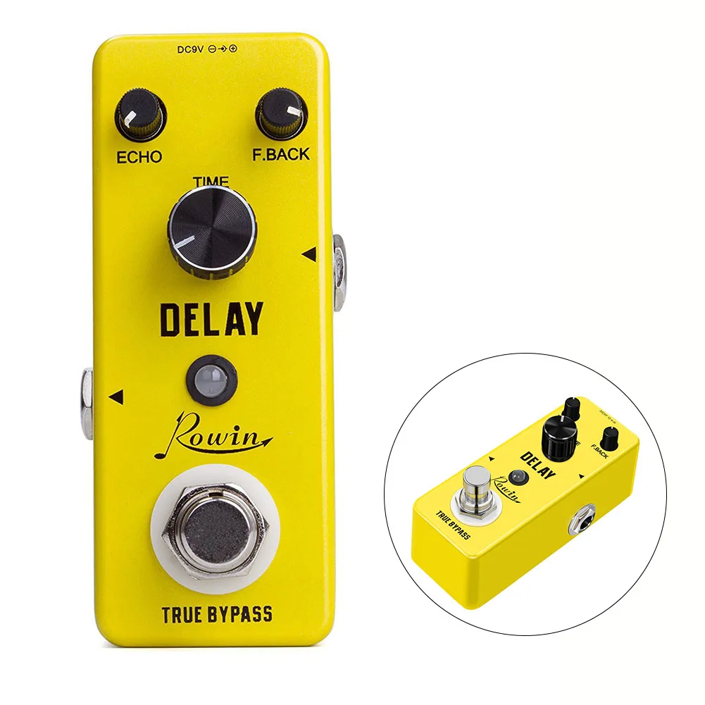 Rowin LEF-314 Electric Guitar Pedal Analog Circuit Clean Warm Soft Tones With Retro Delay Sound High-quality Tool Accessories
Rowin LEF-314 Electric Guitar Pedal Analog Circuit Clean Warm Soft Tones With Retro Delay Sound High-quality Tool Accessories