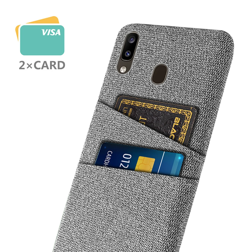 For Samsung Galaxy A30 Case SM-A305F Luxury Fabric Dual Card Phone Cover For Samsung A30 A305F A20 A205F Phone Coque Funda Capa 
For Samsung Galaxy A30 Case SM-A305F Luxury Fabric Dual Card Phone Cover For Samsung A30 A305F A20 A205F Phone Coque Funda Capa