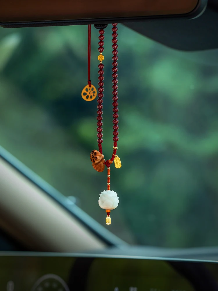 Vermilion car pendant men's car lotus pendant women's car interior accessories 2022 new high-end
Vermilion car pendant men's car lotus pendant women's car interior accessories 2022 new high-end