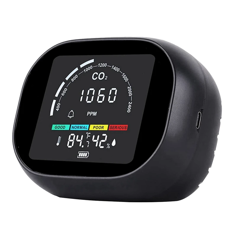 1 Set Indoor Carbon Dioxide Detector CO2 Alarm Meter Plastic CO2 Air Quality Monitor For Car
1 Set Indoor Carbon Dioxide Detector CO2 Alarm Meter Plastic CO2 Air Quality Monitor For Car