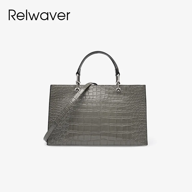 Relwaver patent cow leather commute bag 2023 winter luxury crocodile pattern cowhide tote bag roomy women handbag shoulder bag
Relwaver patent cow leather commute bag 2023 winter luxury crocodile pattern cowhide tote bag roomy women handbag shoulder bag