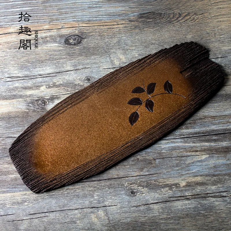 Ручная работа, в стиле ретро, поднос для чая, блюдце, керамический чайник, подшипник маленького размера, чайный столик, однослойный зеркальный чайный столик