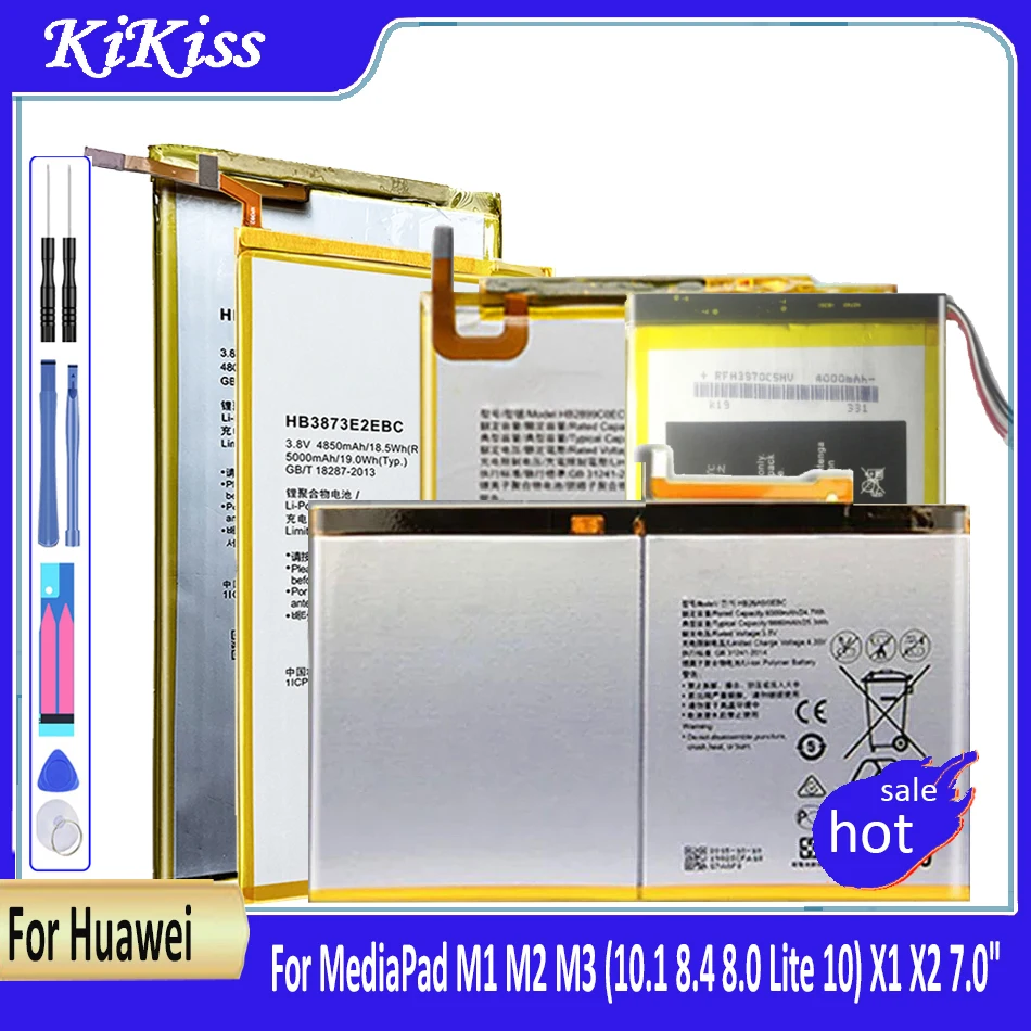 Battery For Huawei MediaPad M1 M2 M3 T1 8.0 Lite/ M3 8.4/M2 10.1/M3 lite 10/ X1 X2 7.0"/7D-501U 7D-501L/ M2-801L/801W/802L/803L
Battery For Huawei MediaPad M1 M2 M3 T1 8.0 Lite/ M3 8.4/M2 10.1/M3 lite 10/ X1 X2 7.0"/7D-501U 7D-501L/ M2-801L/801W/802L/803L