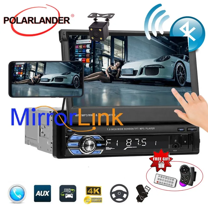 Car Radio Receiver 1 DIN 7Inch Touch Screen MP5 Autoradio Audio Auto Stereo FM Bluetooth Mirror Link Multimedia Cassette Player
Car Radio Receiver 1 DIN 7Inch Touch Screen MP5 Autoradio Audio Auto Stereo FM Bluetooth Mirror Link Multimedia Cassette Player