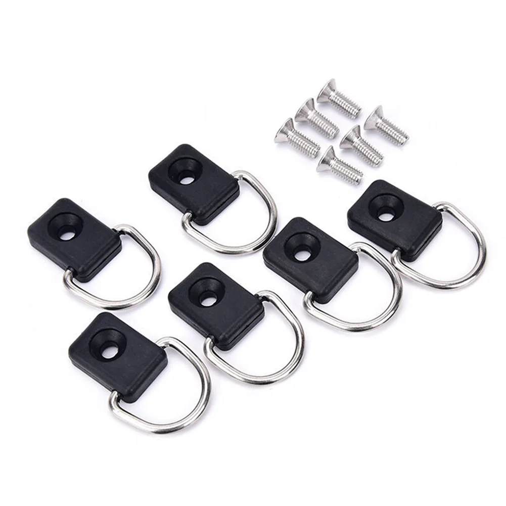 Repair Accessories Kayak D-ring Buckle ABS+stainless Steel Black Canoe Repairment D Buckle Kayak/boat Repairs Set
Repair Accessories Kayak D-ring Buckle ABS+stainless Steel Black Canoe Repairment D Buckle Kayak/boat Repairs Set