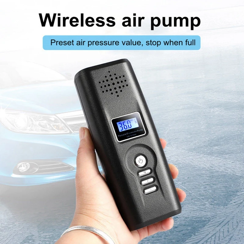 2200MA Portable Car Lithium Battery Air Pump Intelligent Wireless Digital Display Tire Air Pump Phone Power Support
2200MA Portable Car Lithium Battery Air Pump Intelligent Wireless Digital Display Tire Air Pump Phone Power Support