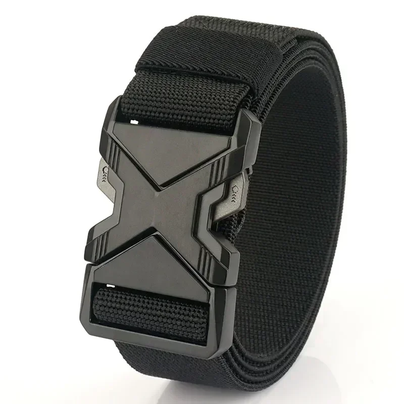 Metal Men New Hunting Tactical Quick Elastic Stretch Belt Buckle Pants For Pluggable Release Breathable Military Waistband Belts
Metal Men New Hunting Tactical Quick Elastic Stretch Belt Buckle Pants For Pluggable Release Breathable Military Waistband Belts
