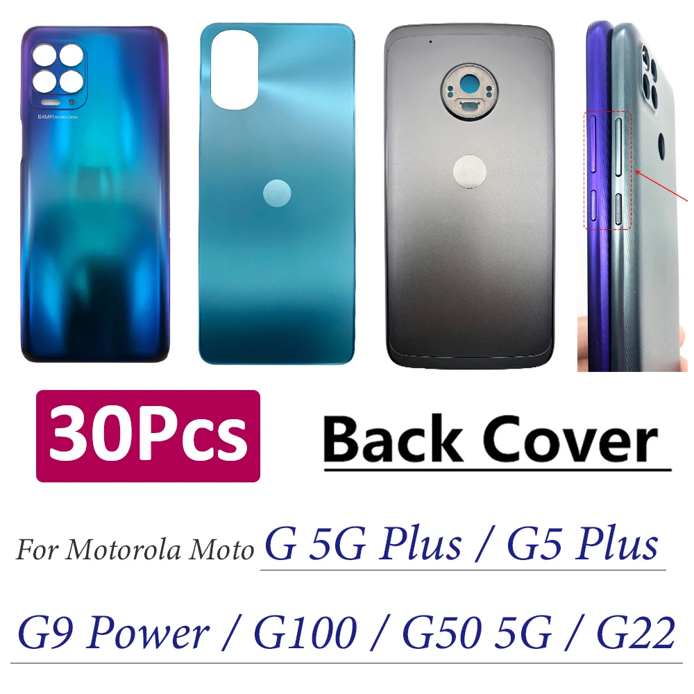 30 шт., запасная задняя крышка для Moto G100 G71 G200 G9 Power G 5G Plus G5 G22 G50
30 шт., запасная задняя крышка для Moto G100 G71 G200 G9 Power G 5G Plus G5 G22 G50