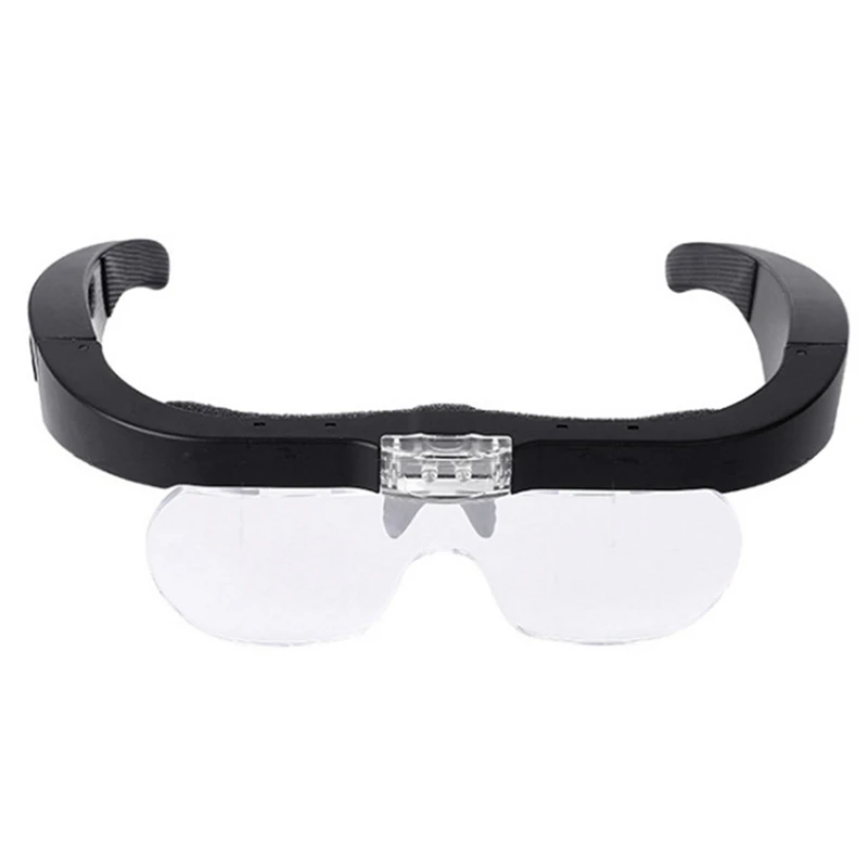 

Head-Mounted Spectacle Magnifier With Detachable Lenses 1.5X, 2.5X, 3.5X, 5X, Suitable For Close Reading