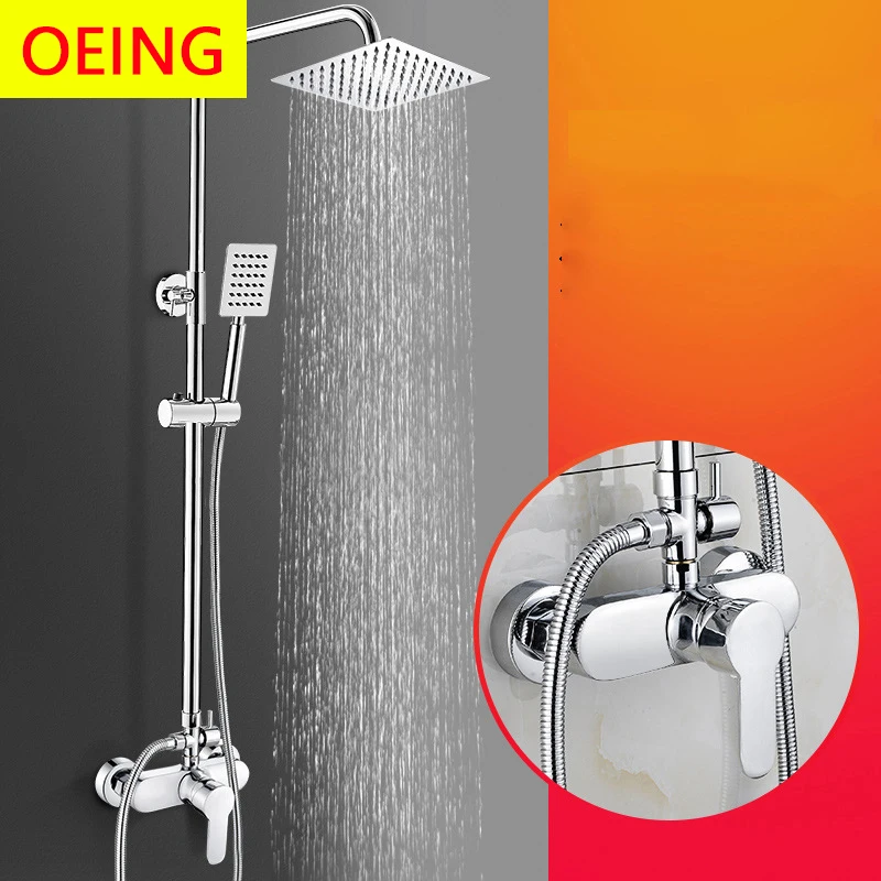 Chrome Stainless Steel Shower Faucet Rainfall Bath Shower Bottom Water Bathroom Shower Mixer Crane Roatbel Spout Faucet Crane
Chrome Stainless Steel Shower Faucet Rainfall Bath Shower Bottom Water Bathroom Shower Mixer Crane Roatbel Spout Faucet Crane
