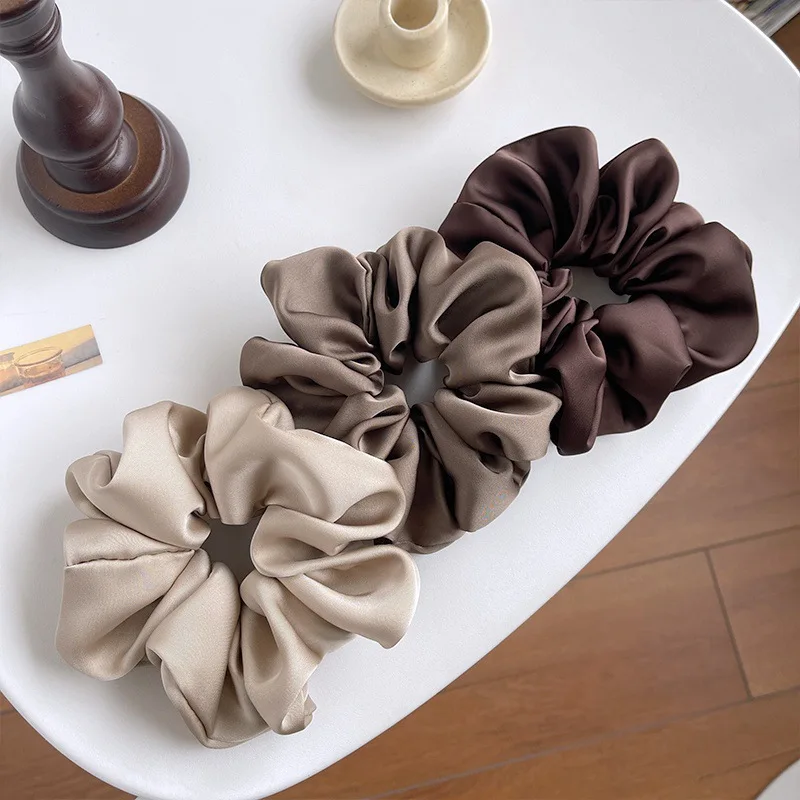 Elastic Hair Bands Stain Hair Scrunchies Elegant Silk Solid Color Satin Headwear Ponytail Holder Newest Korean Woman
Elastic Hair Bands Stain Hair Scrunchies Elegant Silk Solid Color Satin Headwear Ponytail Holder Newest Korean Woman