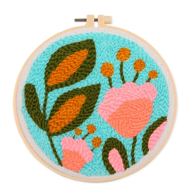 Women Flower Poke Punch Needle Embroidery Fabric Woolen Yarn Rug Punch Kits For Children Kids Beginner Wholesales
Women Flower Poke Punch Needle Embroidery Fabric Woolen Yarn Rug Punch Kits For Children Kids Beginner Wholesales